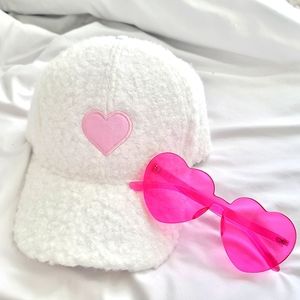 Pink Luv Cap and Glasses Bundle